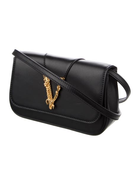 versace virtus bag|versace leather crossbody bag.